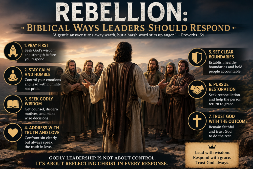 Rebellion :  Biblical Ways Leaders Should Respond