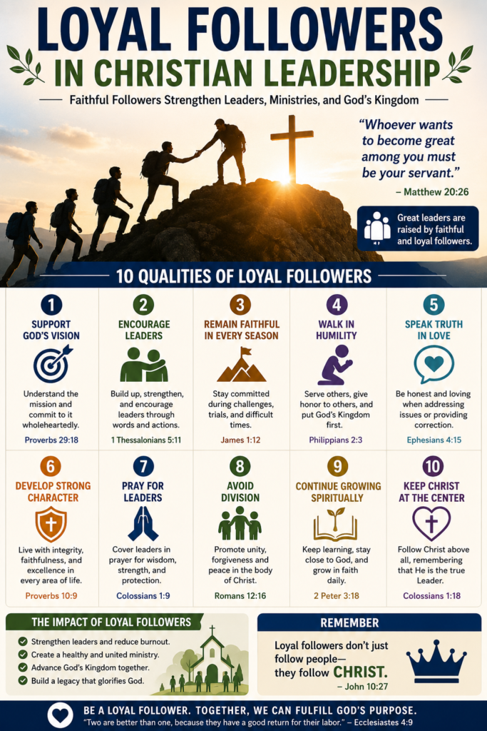 Loyal Followers in Christian Leadership: 10 Biblical Principles for Building Faithful Kingdom Relationships
