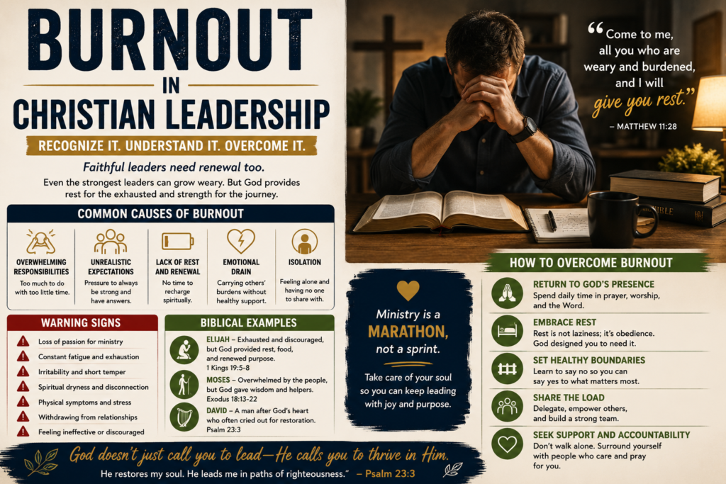 Burnout in Christian Leadership and How to Overcome It