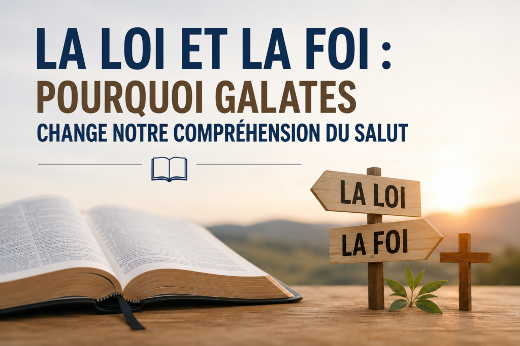 La Loi et la Foi : Pourquoi Galates Change Notre Compréhension du Salut