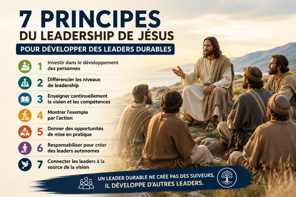 Leadership de Jésus: 7 principes pour développer des leaders