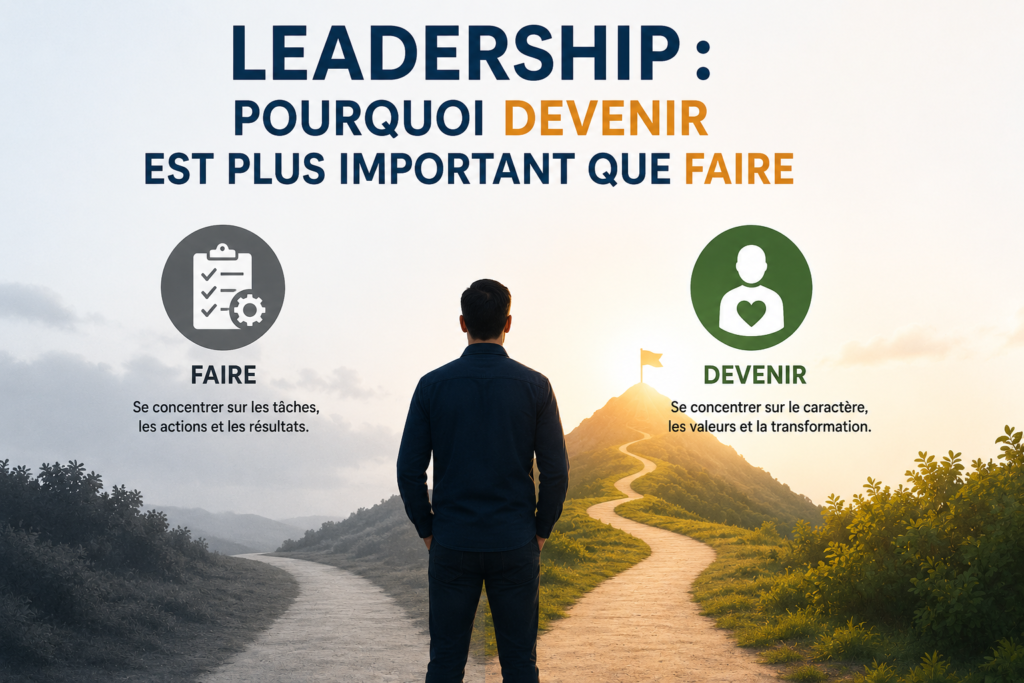 Leadership : pourquoi devenir est plus important que faire