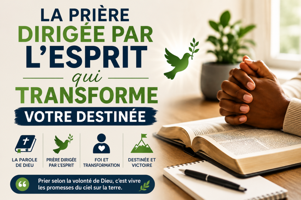 La prière dirigée par l’Esprit qui transforme votre destinée