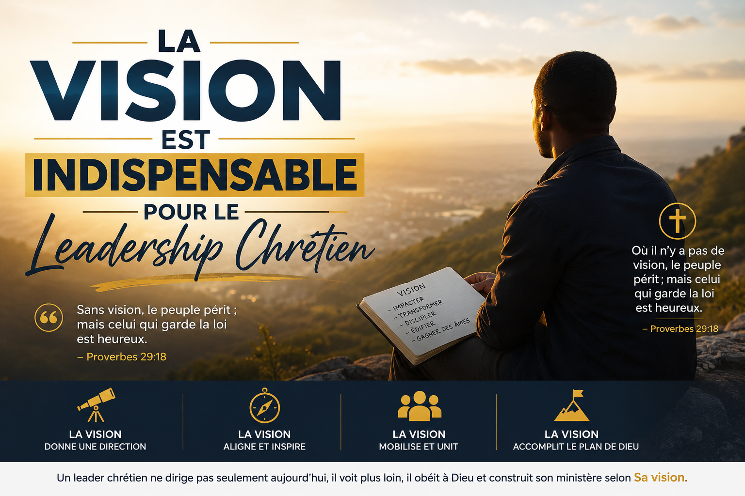 Leadership chrétien: Pourquoi la vision est indispensable