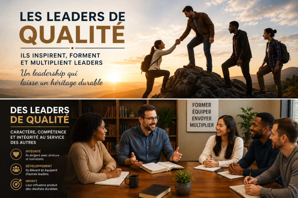 Les principes de formation des leaders de qualité