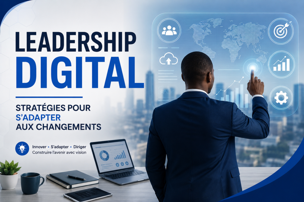 Cette image représente l'image de l'article: leadership digital: 7 stratégies pour s'adapter aux changements