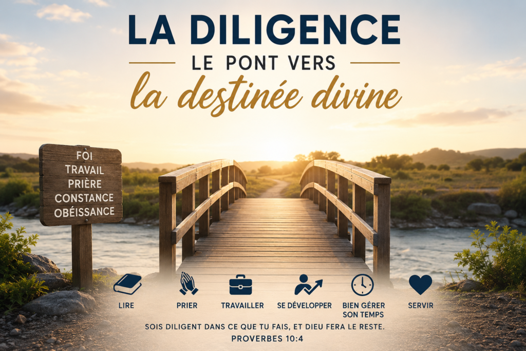 Découvrez comment la diligence biblique, la prière, le travail et la constance peuvent vous aider à avancer fidèlement vers votre destinée divine.