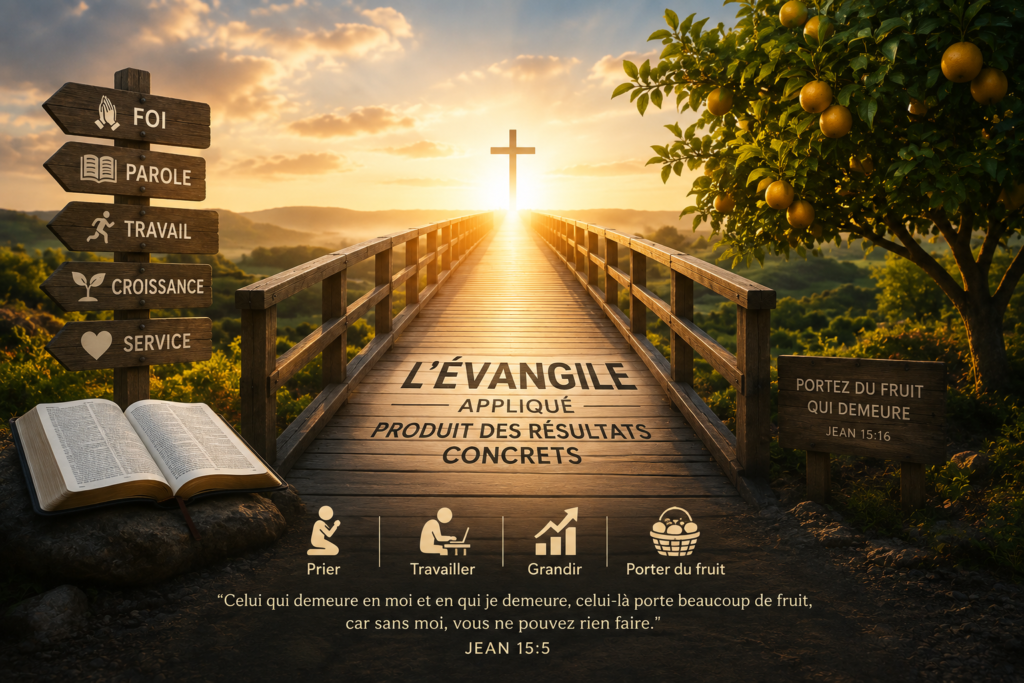 Découvrez pourquoi l’Évangile doit produire des résultats concrets et comment appliquer les principes bibliques pour transformer réellement votre vie chrétienne.