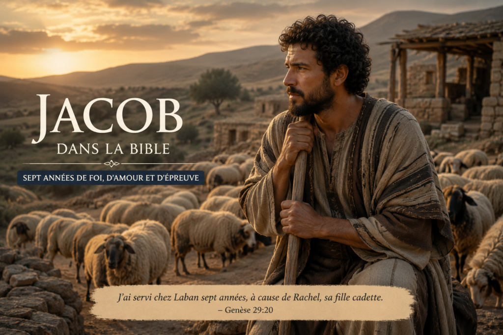 Découvrez le récit de Jacob dans la Bible : sept années de travail, une promesse d’amour et les leçons de foi tirées de son histoire.