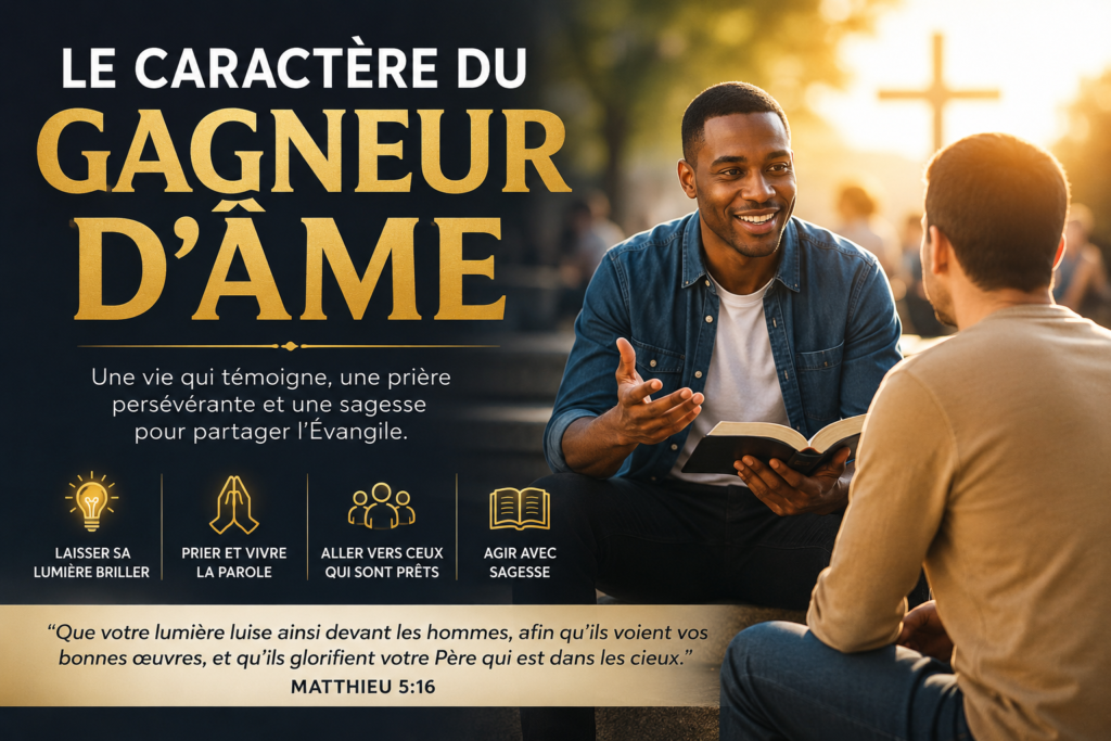Le caractère du gagneur d’âme