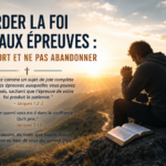 Garder la foi face aux épreuves