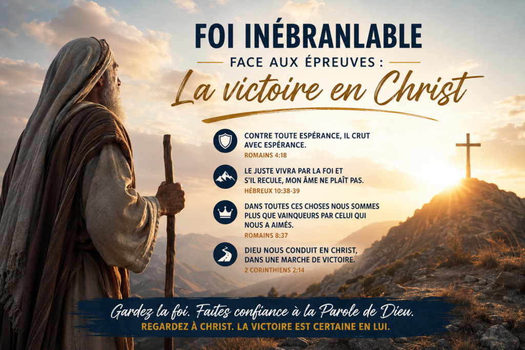 foi inébranlable face aux épreuves