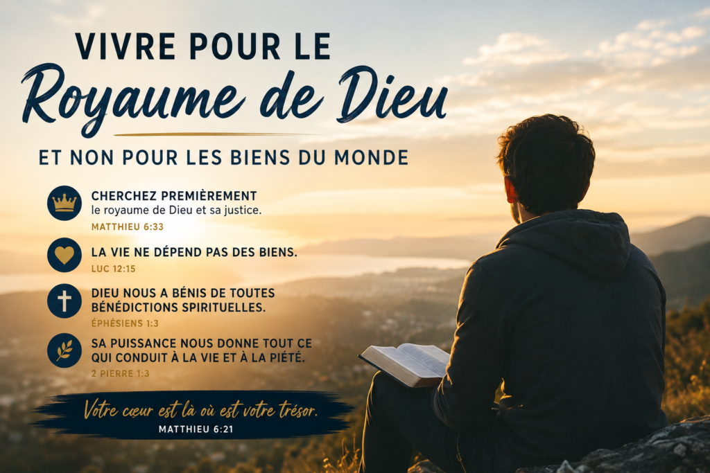 vivre pour le royaume de Dieu