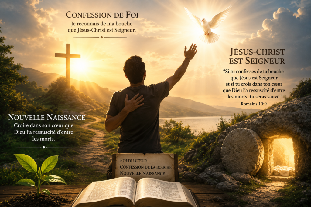 Nouvelle naissance et confession de Jésus-Christ comme Seigneur